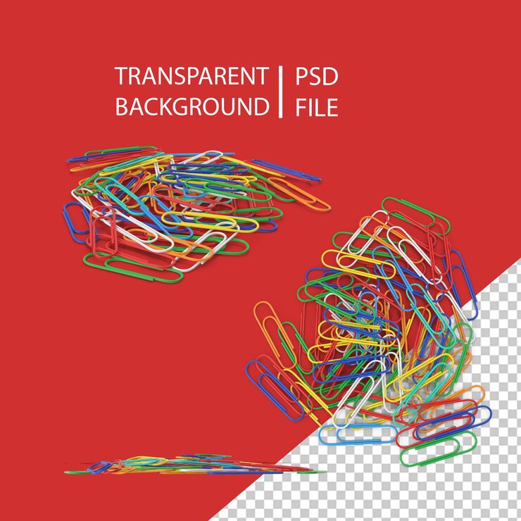 PSD 有色纸堆 png