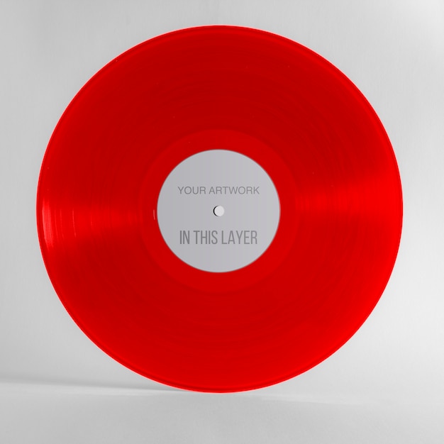 Colored vinyl record