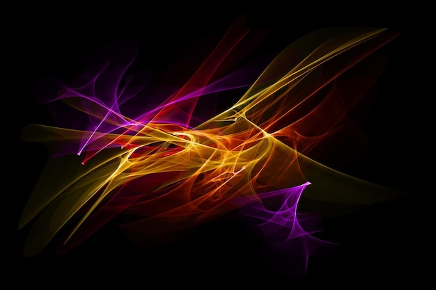 Colorful abstract background Glossy Waves abstract background