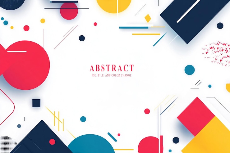 PSD a colorful abstract background with a colorful pattern of different shapes and colors