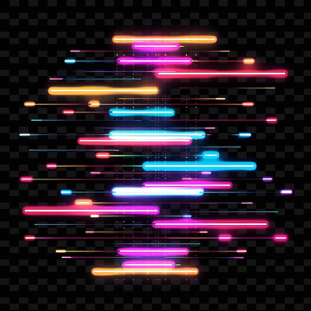 A colorful abstract background with neon lights and a black background