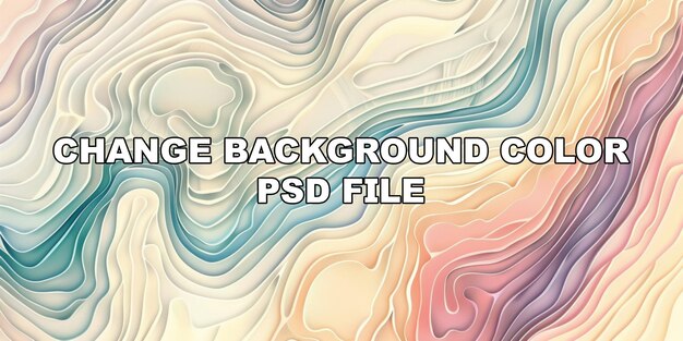 PSD a colorful abstract painting with a wavelike pattern stock background