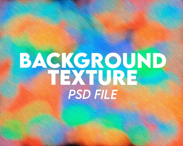 PSD a colorful background with abstract texture warm and vibrant colors