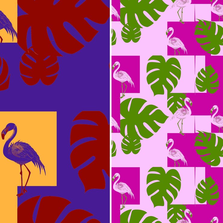 PSD a colorful background with a bird and a butterfly