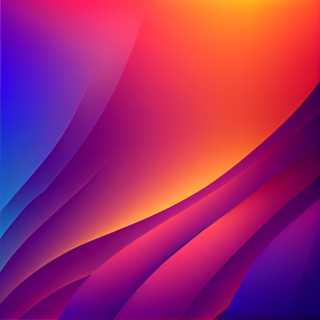 PSD colorful background with a blue and orange background