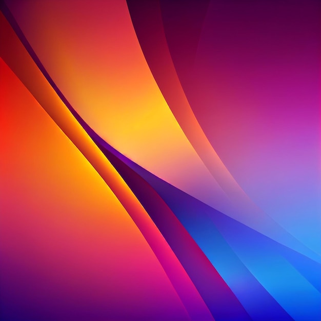 PSD a colorful background with a blue and orange background