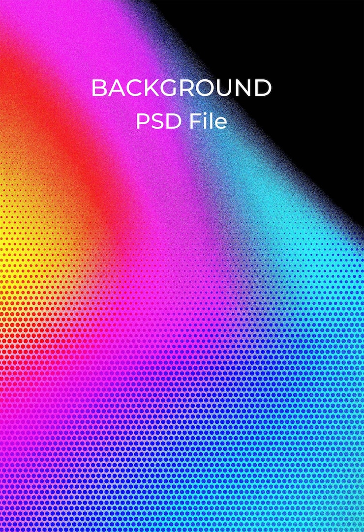 PSD a colorful background with a colorful background with the words back to the camera