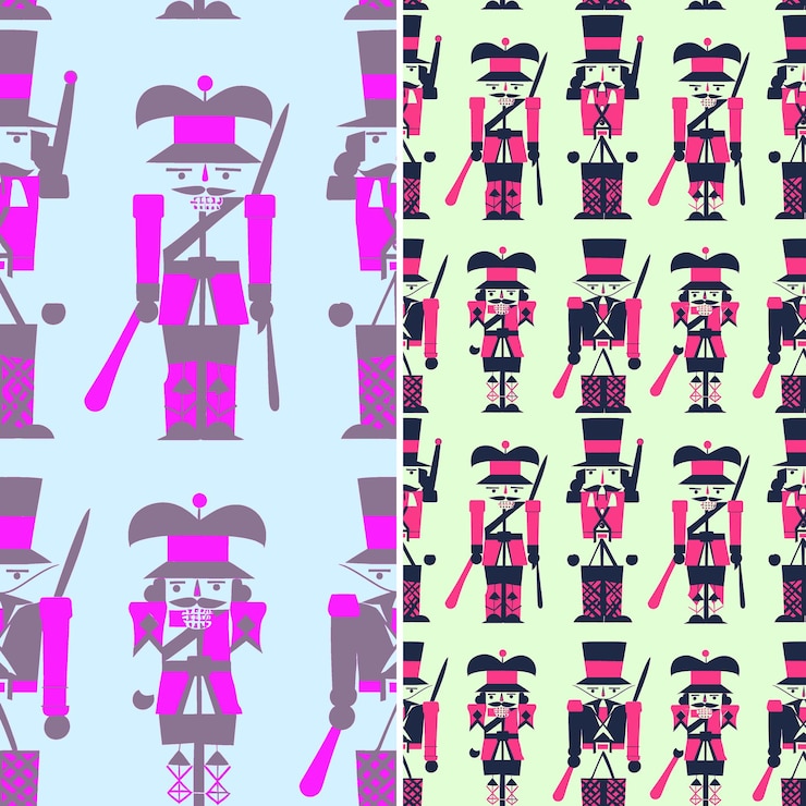 PSD a colorful background with a pink and purple character and a pink and purple background