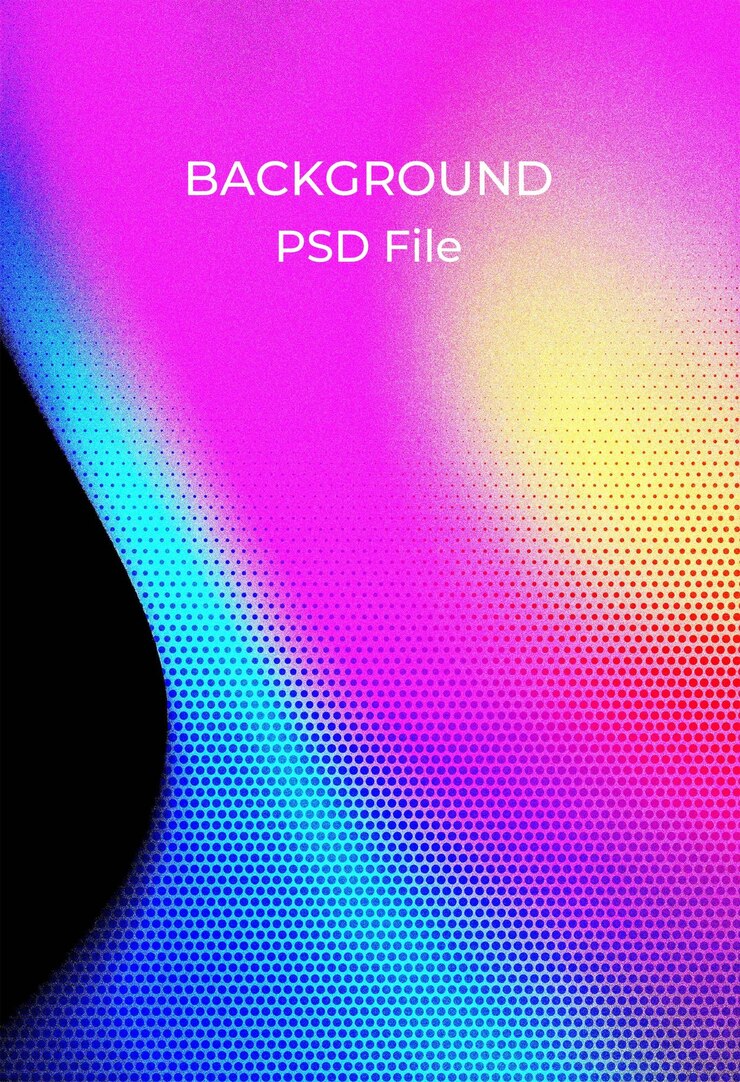 PSD a colorful background with a purple and pink background with the words backlit on it