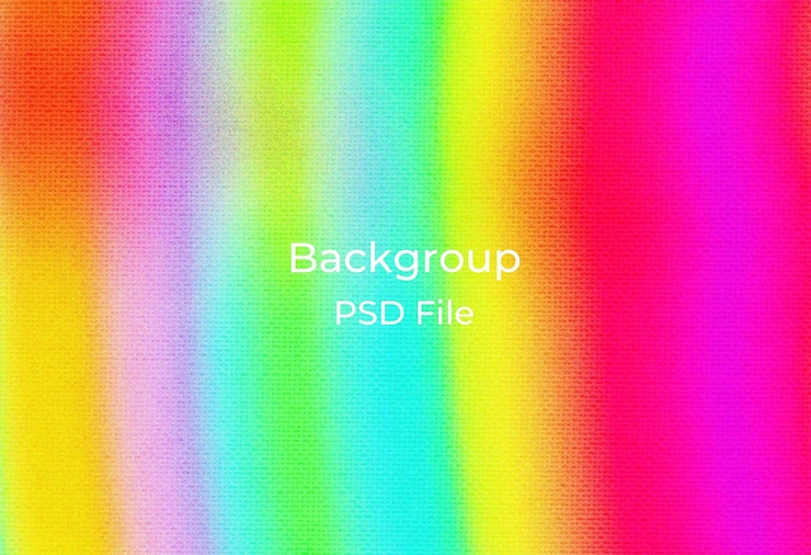 PSD a colorful background with a rainbow colored background