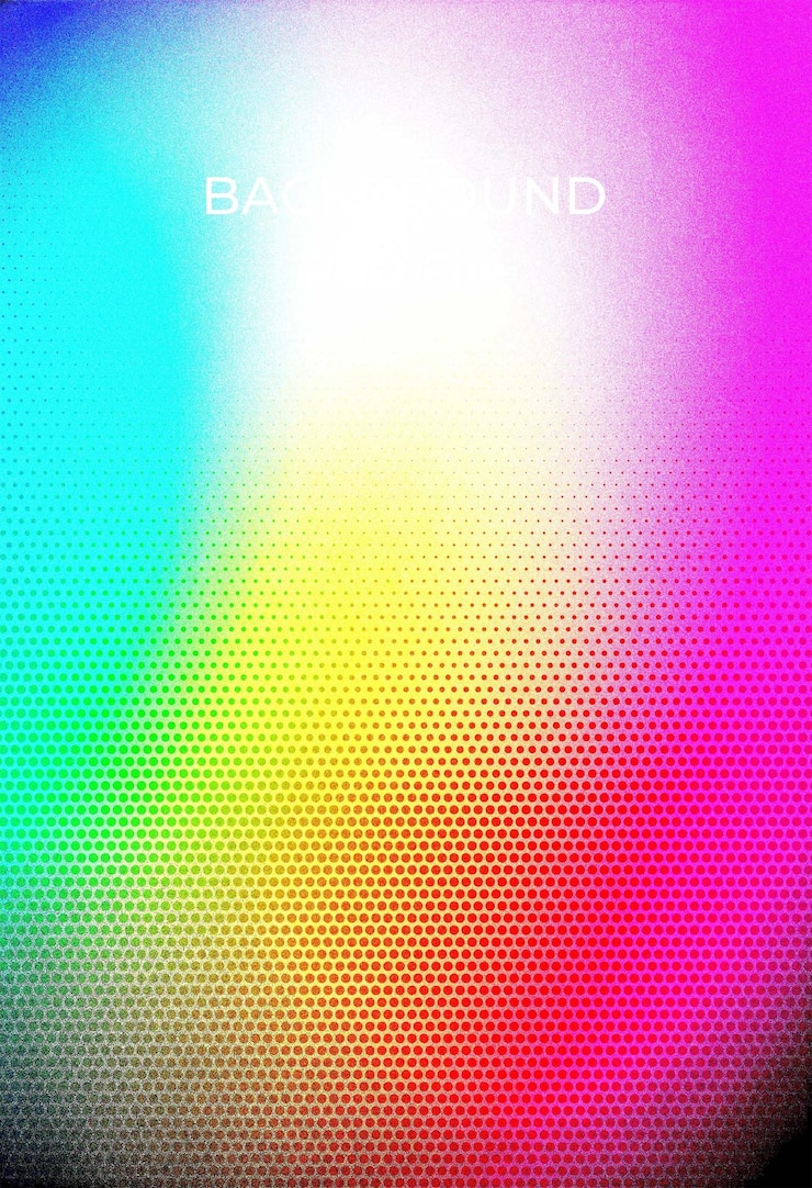 PSD a colorful background with a rainbow colored border