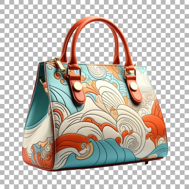 PSD a colorful bag with a design on it
