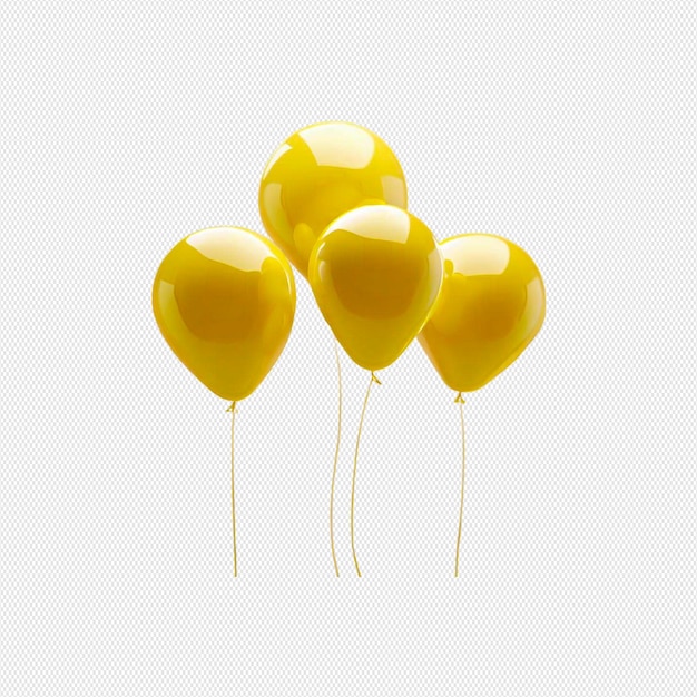 PSD colorful balloons