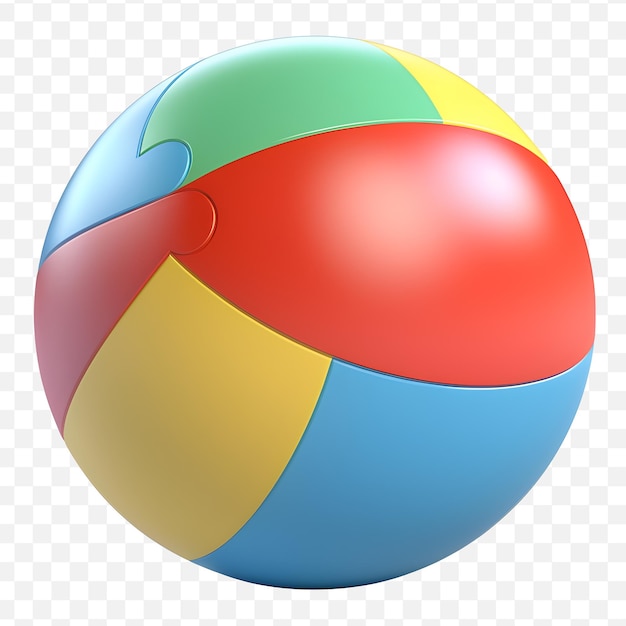 PSD a colorful beach ball png image - beach ball png download