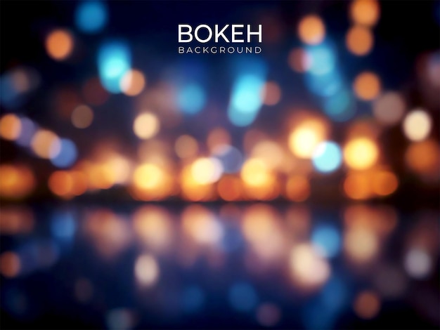 PSD colorful bokeh background design