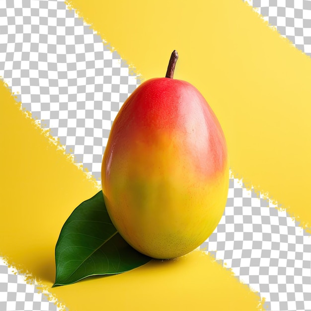 Colorful brazilian mangoes that are freshly harvested