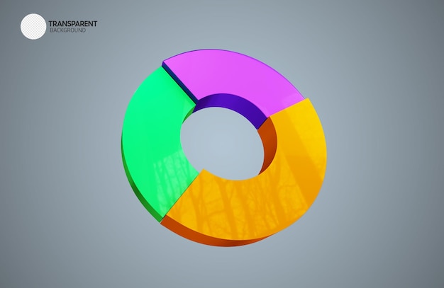 PSD a colorful circle with the word'contour'on it