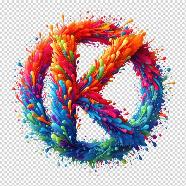 A colorful circle with the word peace on it