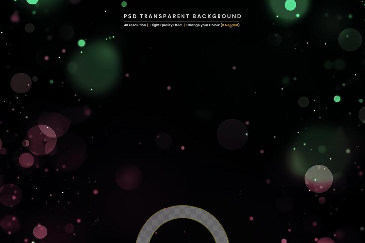 PSD colorful confetti flying on transparent background