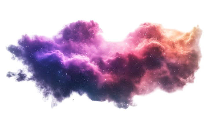 PSD 色とりどりの宇宙の雲