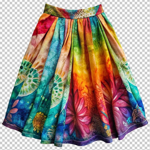 colorful cotton skirt