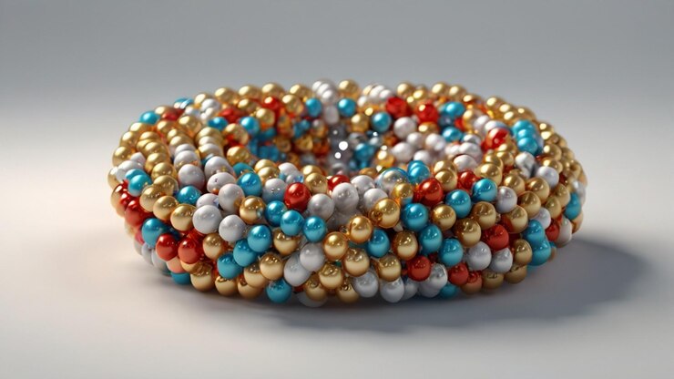 PSD colorful counting beads for educational play and learning
