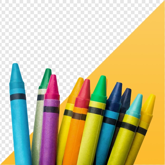 colorful crayons