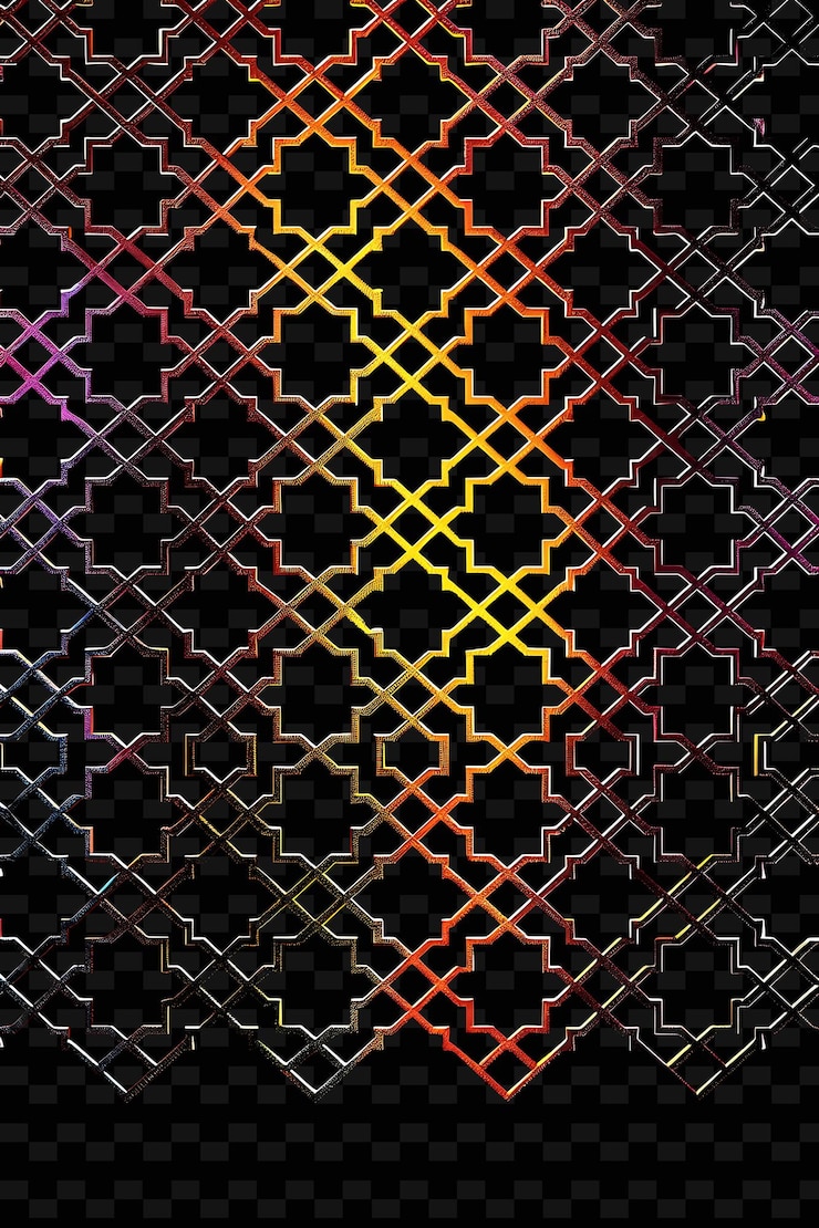 PSD a colorful design in a black background with orange and yellow lines