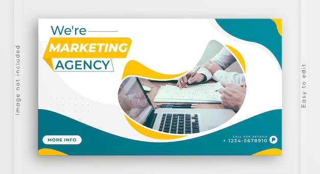 colorful digital marketing web template for corporate agencies creative business online promotions