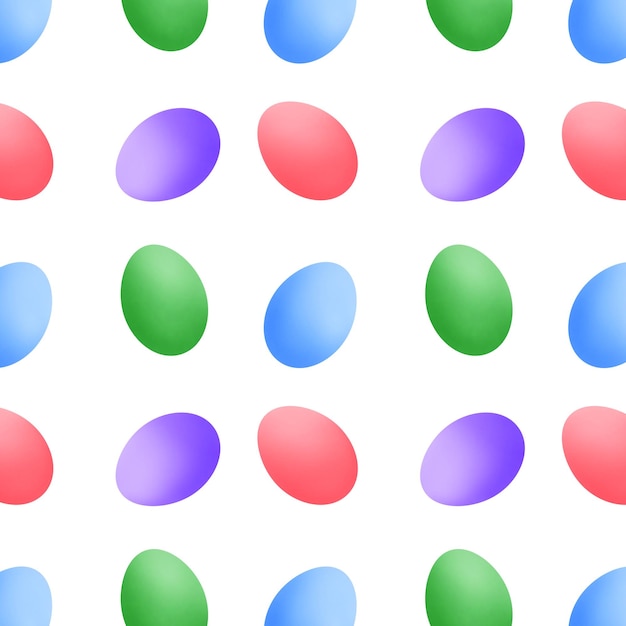 PSD colorful easter eggs repeating pattern