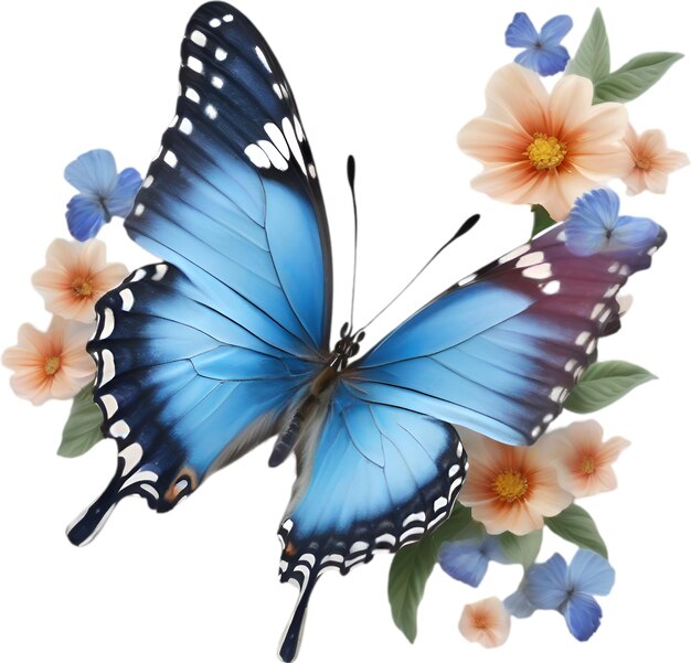 Colorful and elegant butterfly image