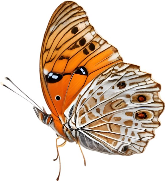 PSD immagine di farfalla colorata ed elegante