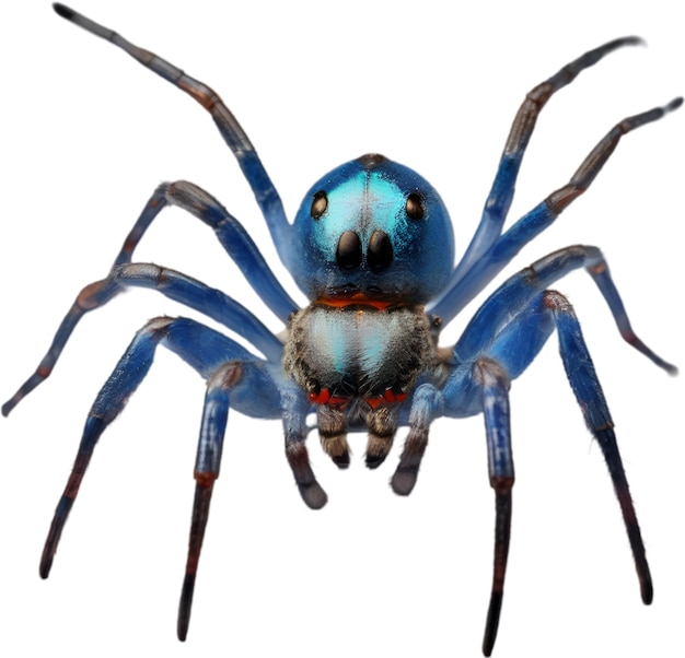 PSD colorful and elegant spider image