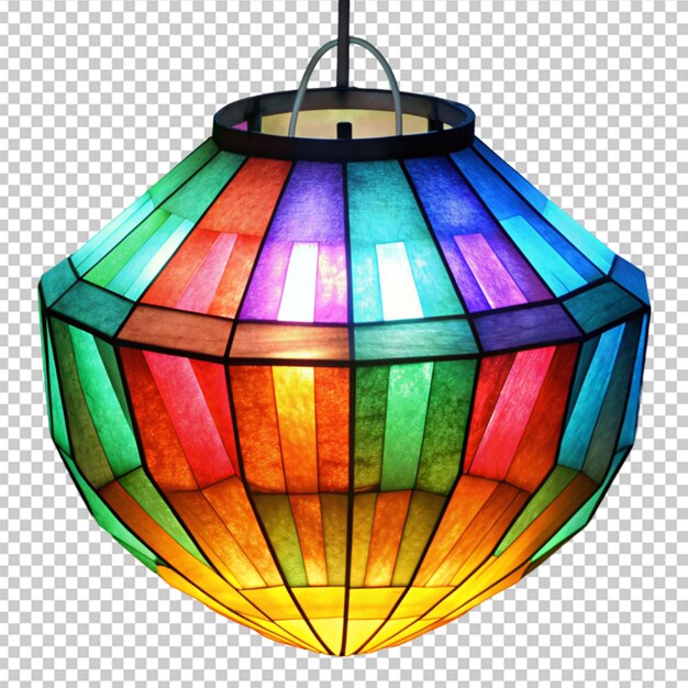 PSD colorful festival lanterns