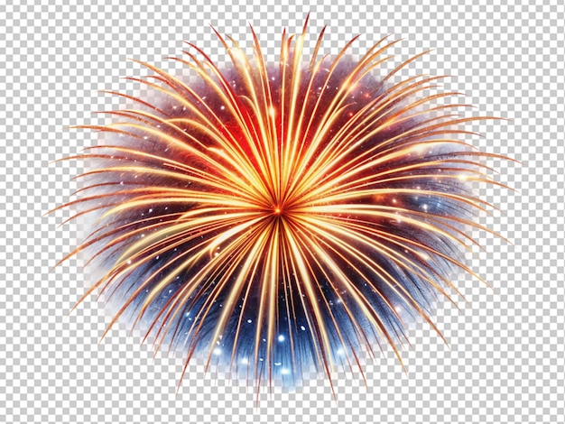 PSD colorful firework display