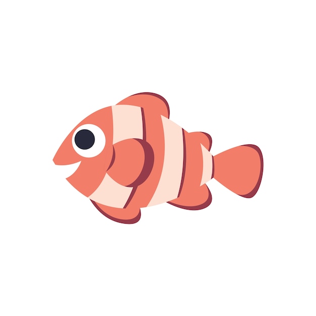 PSD カラフルな魚のイラスト