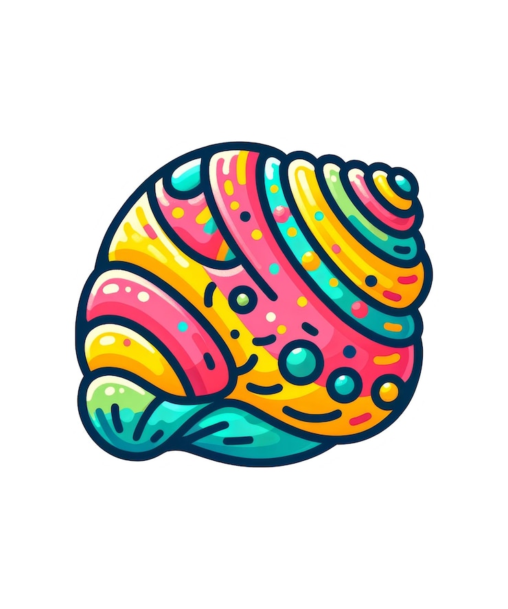 PSD a colorful fish with the word quot the word quot on it