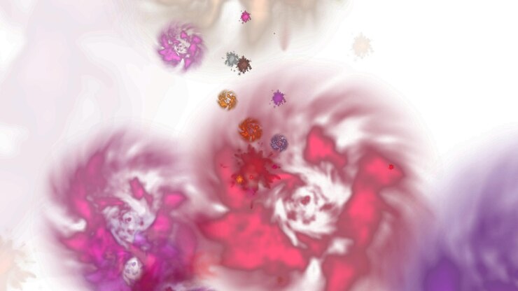 PSD a colorful flower with the word quot flowers quot on it
