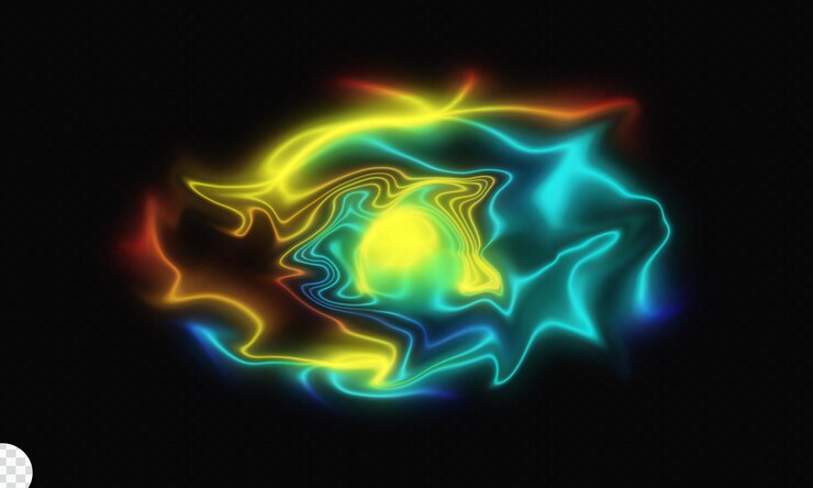PSD colorful fluid background design