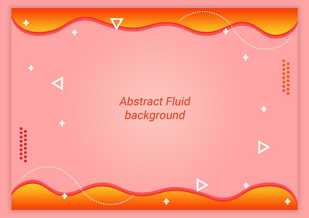 PSD colorful fluid background red