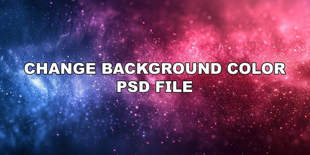 PSD a colorful galaxy with blue and red swirls stock background