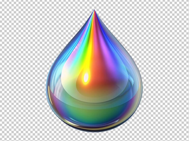 PSD colorful gradient drops