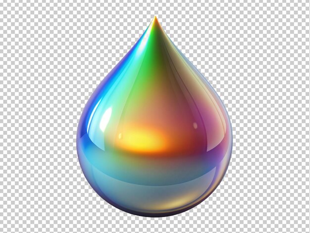 Colorful gradient drops