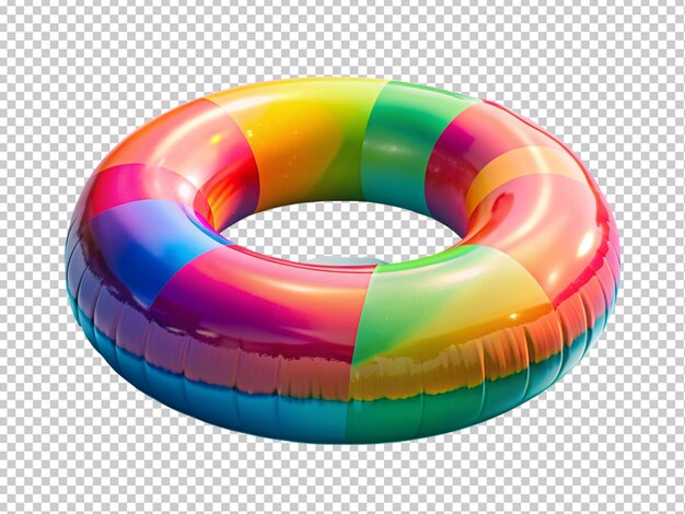 PSD colorful inflatable floatie