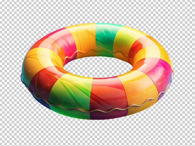 Colorful inflatable floatie