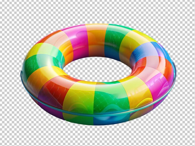 Colorful inflatable floatie