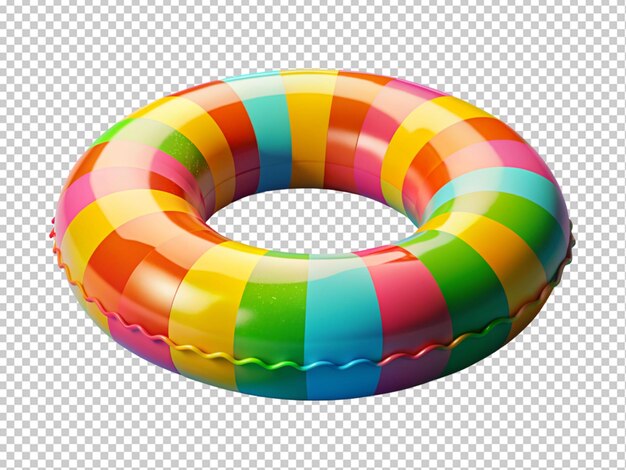 PSD colorful inflatable floatie