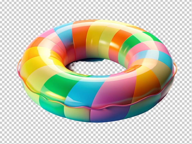 PSD colorful inflatable floatie