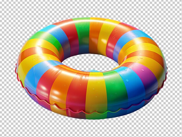 Colorful inflatable floatie