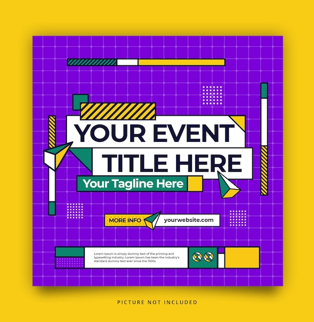 COLORFUL INSTAGRAM FEED SOCIAL MEDIA TEMPLATE
